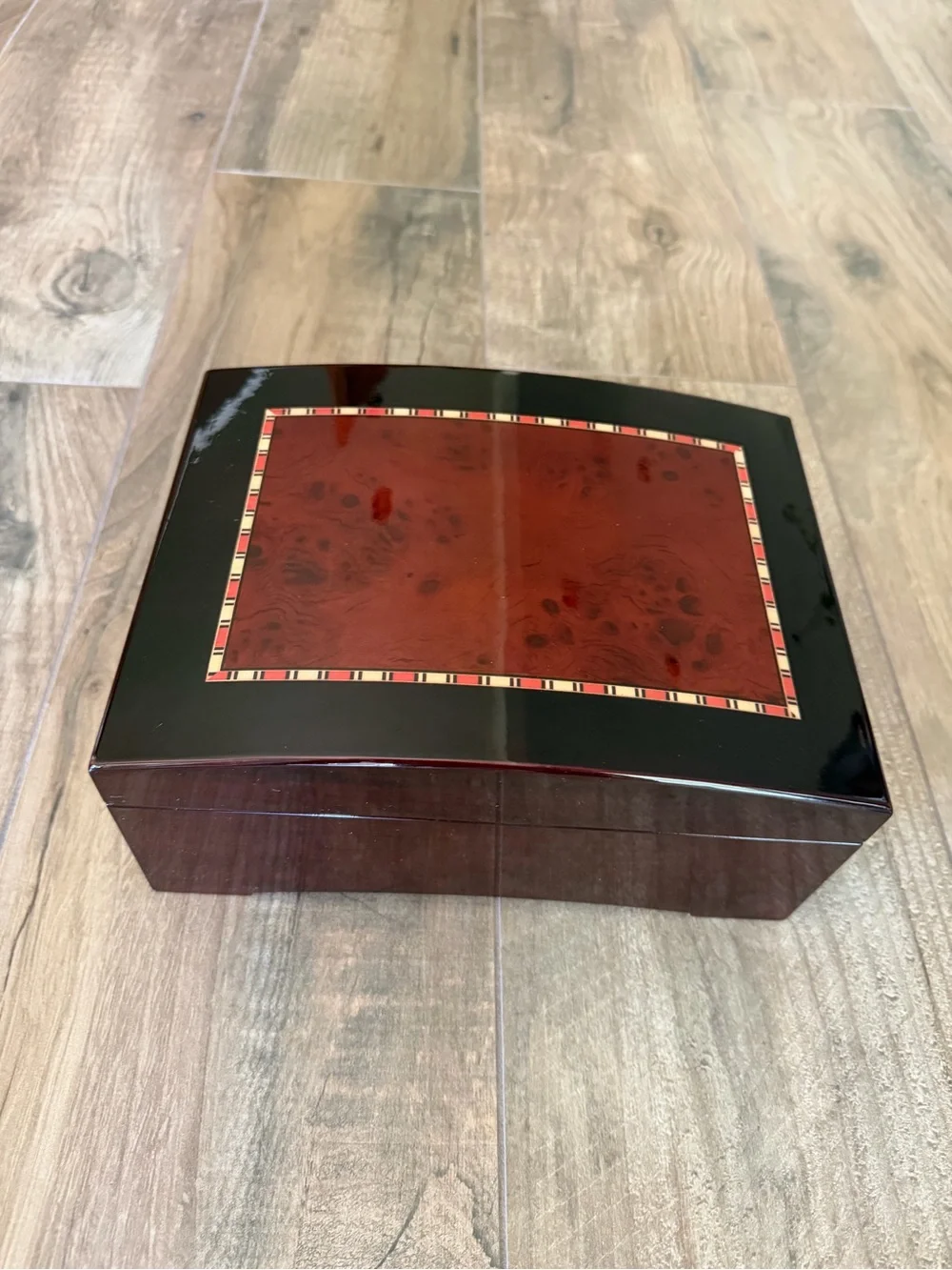 Burl Wood Jewelry Box